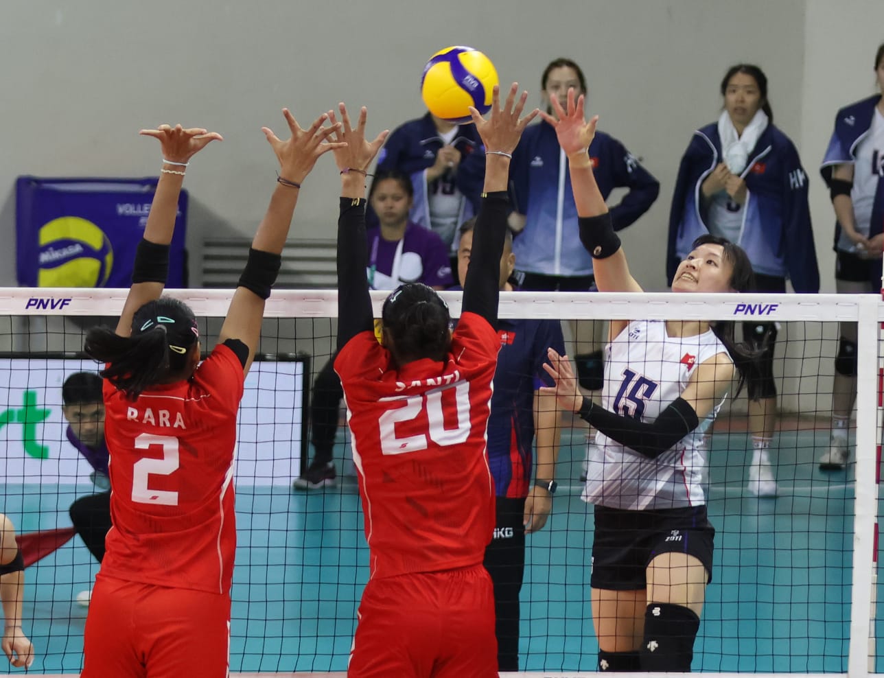 AVC Challenge 2024 - Indonesia Takluk Atas Hongkong - PBVSI
