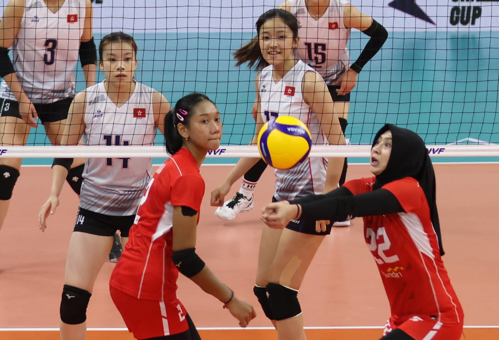 AVC Challenge 2024 - Indonesia Takluk Atas Hongkong - PBVSI