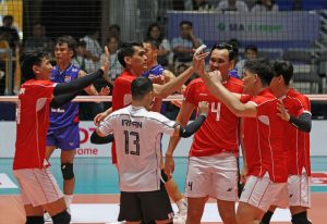 Thailand Kalahkan Indonesia 3-1 pada Laga Perdana SEA V League 2025 - PBVSI