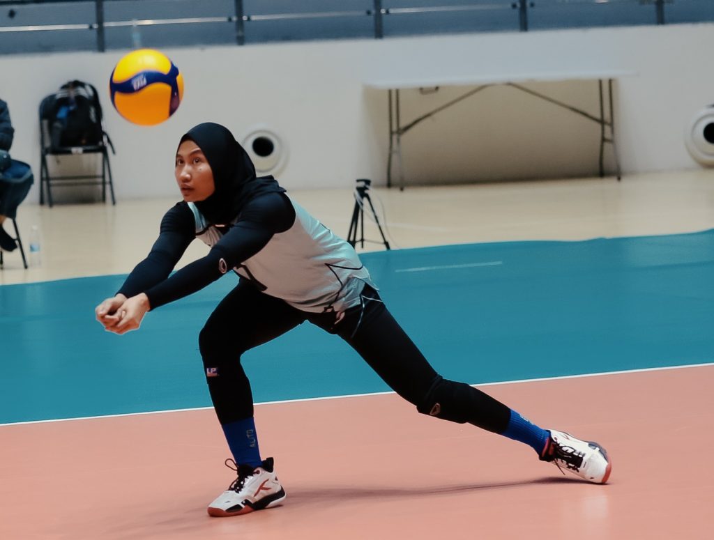 Tim voli putri Indonesia kalahkan Iran 3-1 di AVC Cup Women 2026, Candon City, Filipina.