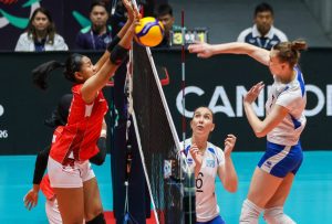 Timnas voli putri Indonesia kalah 0-3 dari Kazakstan di AVC Cup 2026, Candon City, Filipina.