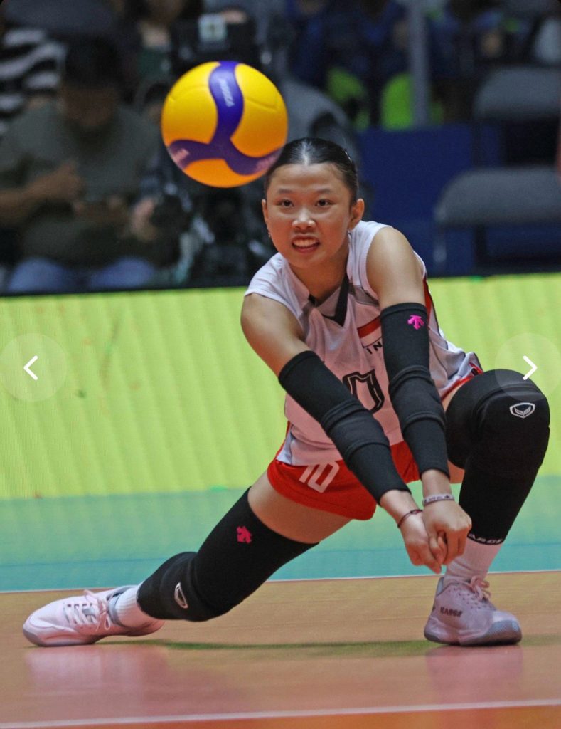 Tim voli putri Indonesia kalahkan Iran 3-1 di AVC Cup Women 2026, Candon City, Filipina.